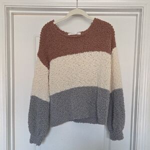 Altar'd State Cozy Trio-Tone Sweater
